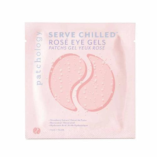 serve chilled rose eye gels