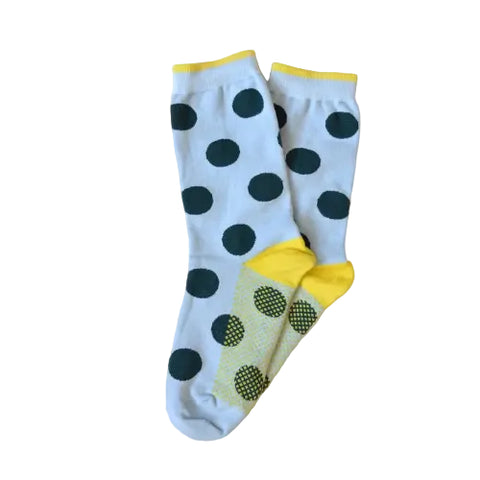 Light Blue 'Clipper' Polkadot Sock - Hooray Sock Co.