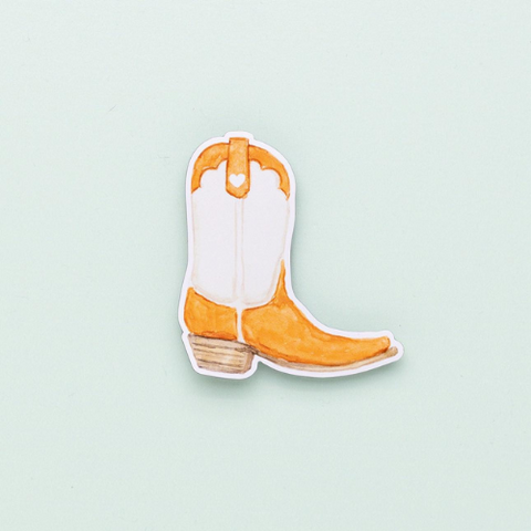 Cowboy boot magnet