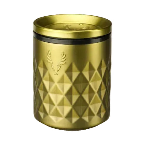 A 12 oz double-walled stainless steel Rocks Tumbler with lid