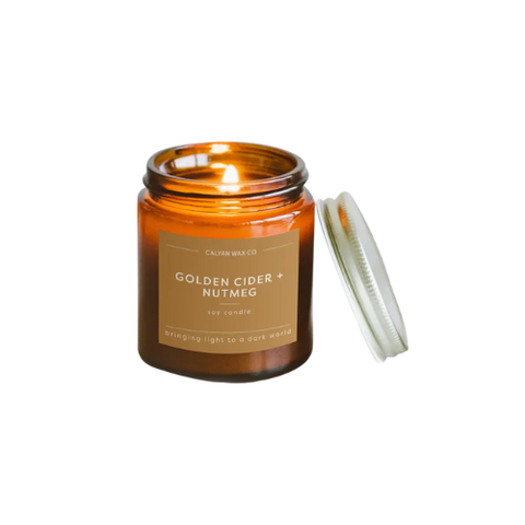 Golden Cider + Nutmeg Candle - Calyan Wax Co.
