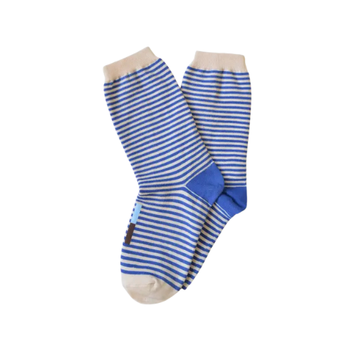 Striped 'Hill' Crew Socks - Hooray Sock Co.