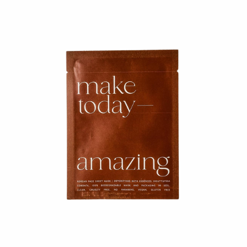 'Make Today Amazing' Face Sheet Mask - Lucky Owl