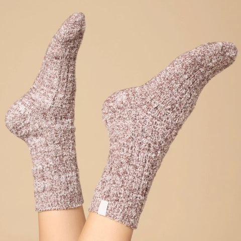 Cozy Marshmallow Crew Socks - Softies