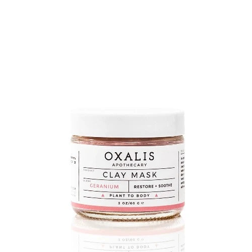 oxalis french pink clay mask