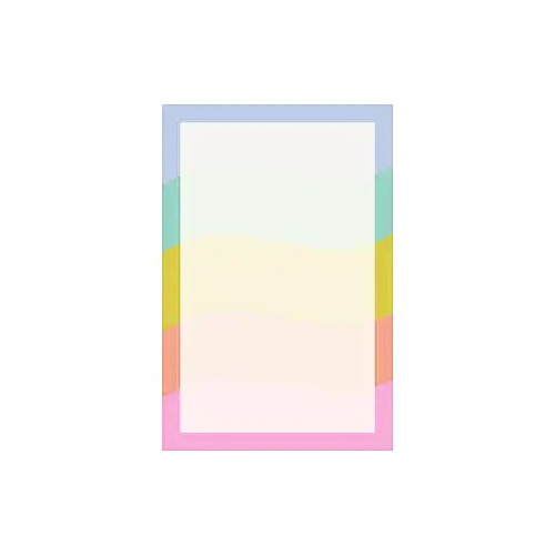 A 4 x 6 tearaway notepad that is made in the USA and are super functional and colorful.