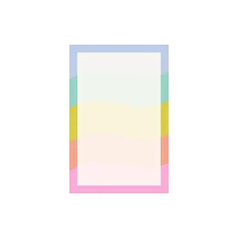 A 4 x 6 tearaway notepad that is made in the USA and are super functional and colorful.