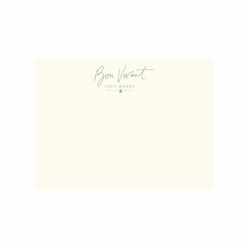 Bon Vivant Stationery - FREE