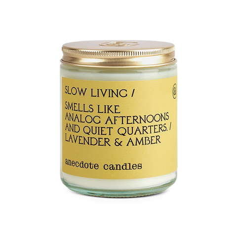 'Slow Living' - Anecdote Candles
