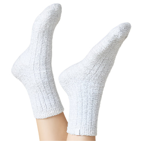 super cozy womens socks in heather grey