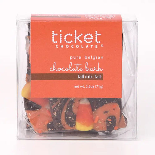 Pure Belgian Chocolate Bark- Ticket Chocolate