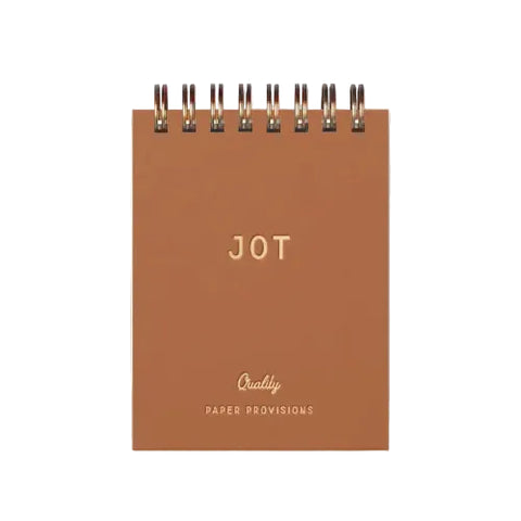 Brown 'Copper' Notepad -Ruff House Print Shop