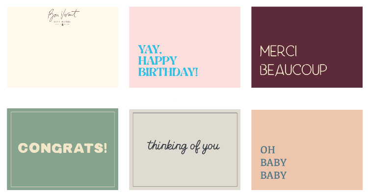 greeting cards