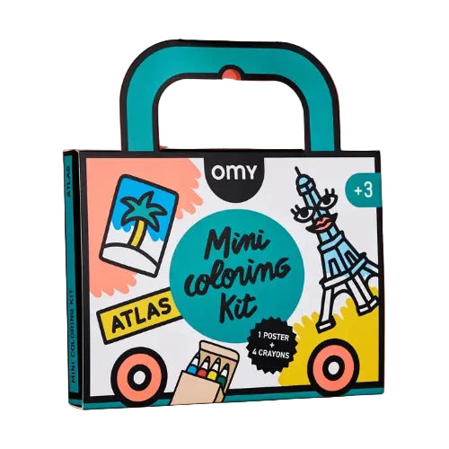 Mini coloring book 'Atlas' - OMY!