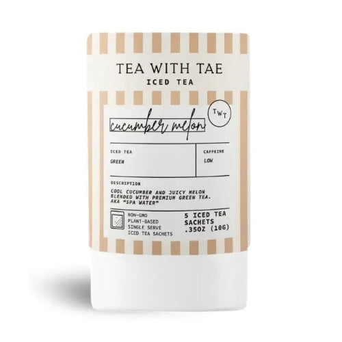 Cucumber Melon Iced Tea - Tea With Tae