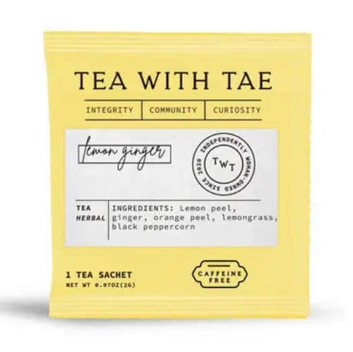 Lemon Ginger Tea Packet - Tea with Tae