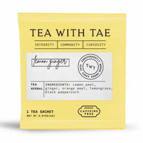 Lemon Ginger Tea Packet - Tea with Tae