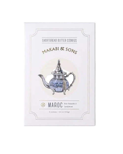 Shortbread Butter Cookies 'Maroc' - Makabi & Sons