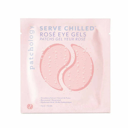 serve chilled rose eye gels 