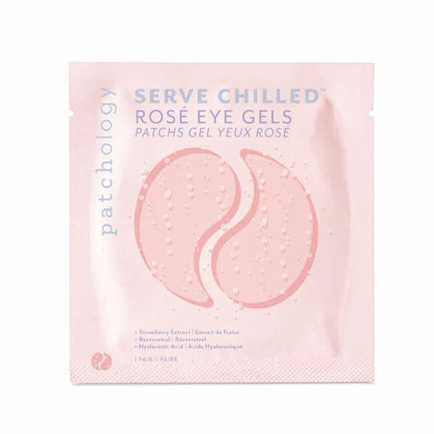 serve chilled rose eye gels 