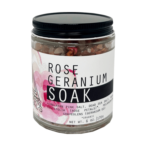 Rose Geranium Bath Soak | Bon Vivant Gift Boxes, Austin TX