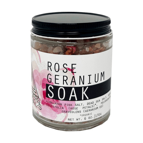 Rose Geranium Bath Soak | Bon Vivant Gift Boxes, Austin TX