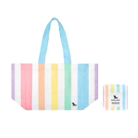 Striped Tote Bag - Dock & Bay