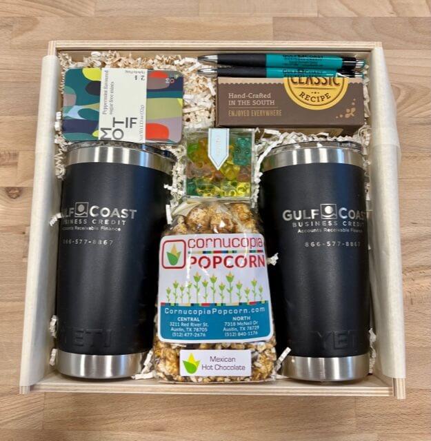Gulf Coast Custom Yeti Welcome Boxes - Bon Vivant Gift Boxes